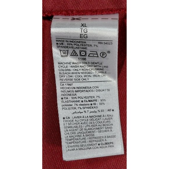 Old Navy Short Sleeve Velvet Fit & Flare Midi Dress XL Wine Red Holiday - Picture 5 of 13